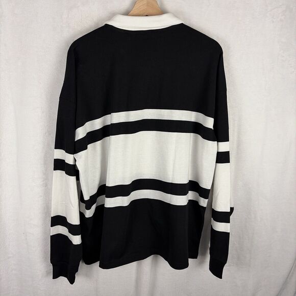 Toyota Supra Long Sleeve Rugby Polo Vintage Style Official Licensed Medium NWT - Picture 5 of 6